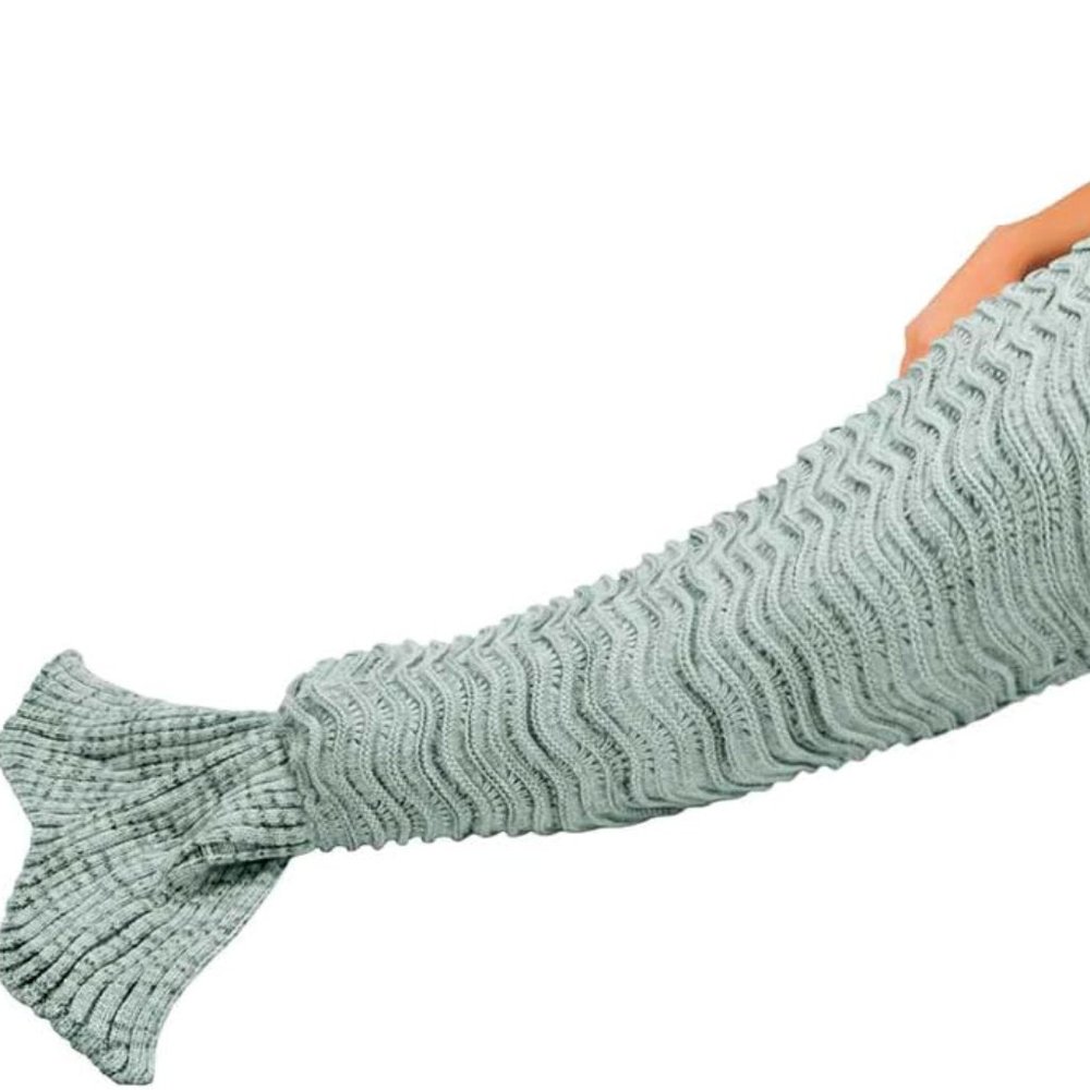 Sherpa Mermaid Tail Blanket